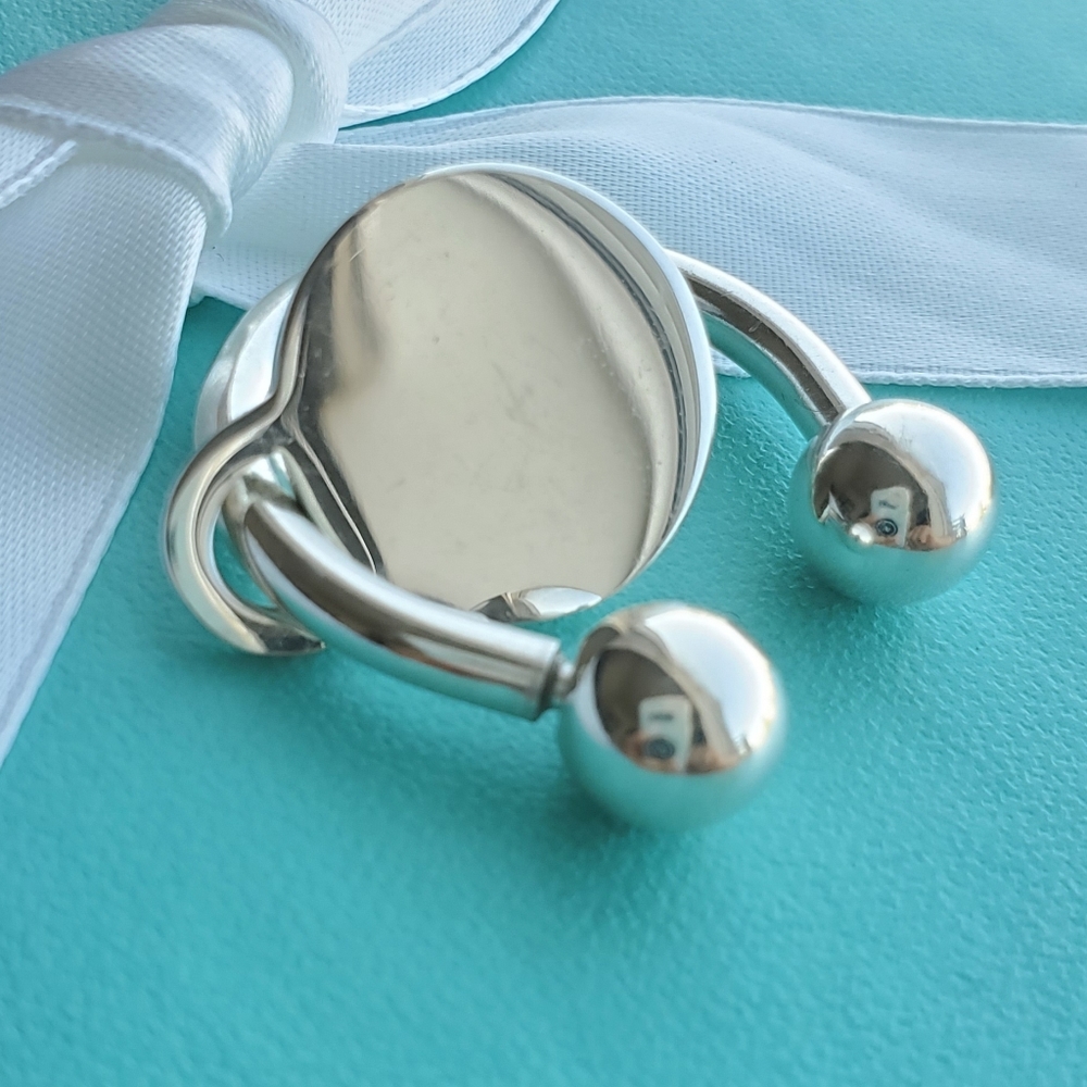 Plain Round Tag Keyring - image 2